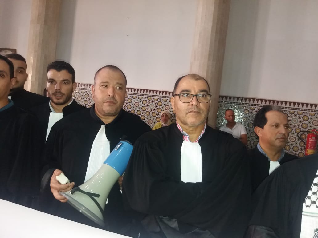 محامو طنجة ينددون بالعدوان الصهيوني المتواصل على الشعب الفلسطيني 2 IMG 20231012 WA0025