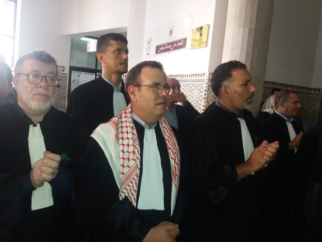 محامو طنجة ينددون بالعدوان الصهيوني المتواصل على الشعب الفلسطيني 9 IMG 20231012 WA0028