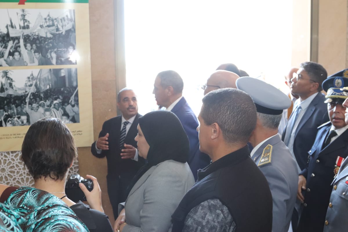 العيون : وزارة الشباب والثقافة والتواصل "قطاع التواصل" تنظم معرضا لصور تاريخية توثق لأبرز المراحل التي مرت منها مسيرة الخضراء 4 IMG 20231106 WA0036