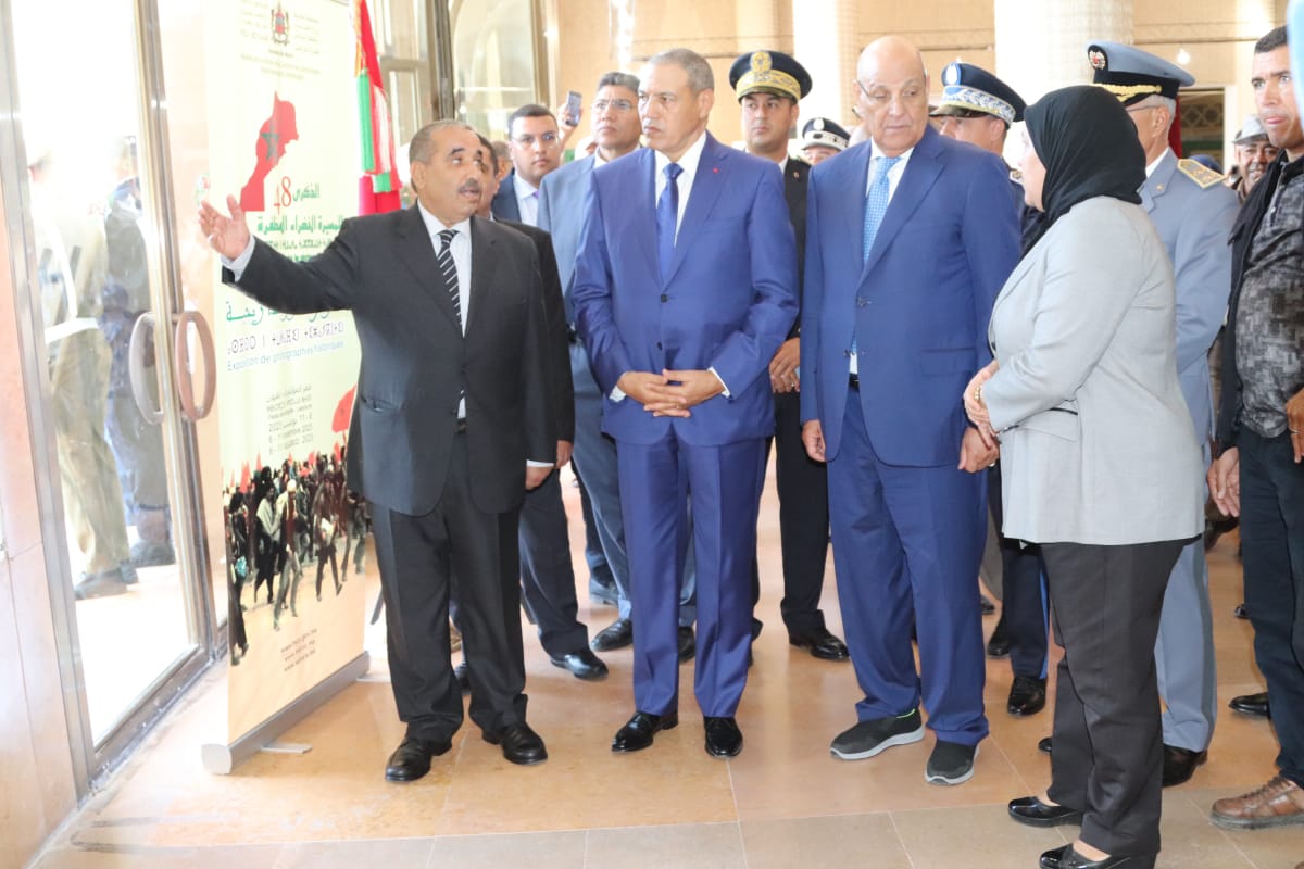 العيون : وزارة الشباب والثقافة والتواصل "قطاع التواصل" تنظم معرضا لصور تاريخية توثق لأبرز المراحل التي مرت منها مسيرة الخضراء 1 IMG 20231106 WA0038