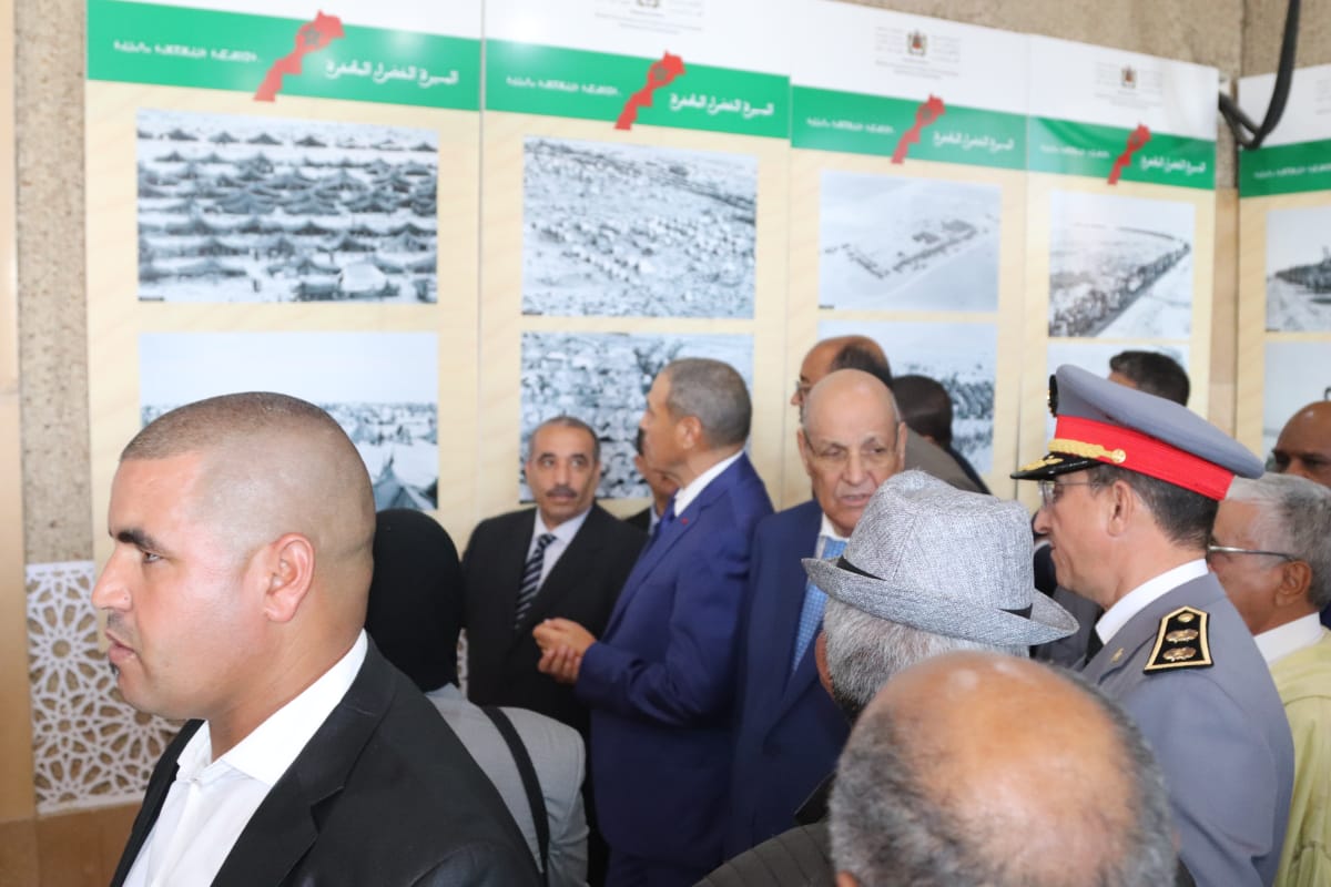 العيون : وزارة الشباب والثقافة والتواصل "قطاع التواصل" تنظم معرضا لصور تاريخية توثق لأبرز المراحل التي مرت منها مسيرة الخضراء 6 IMG 20231106 WA0046