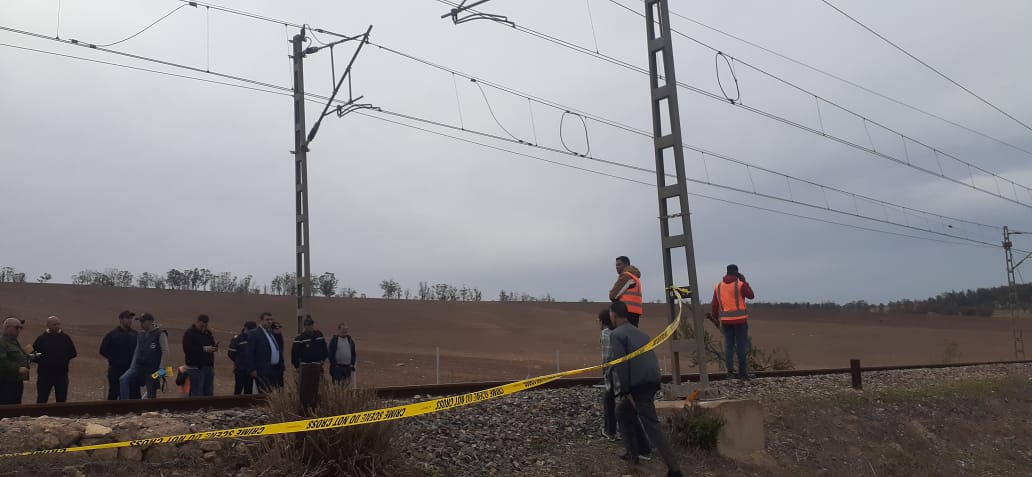 هلاك ثلاثيني بالسكة الحديدية بالمدخل الشمالي لسطات. 1 IMG 20231205 WA0011