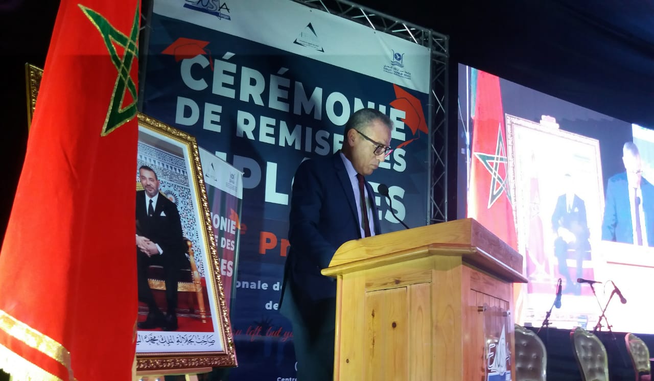 رئيس جامعة عبد المالك السعدي يؤكد على اهمية المدارس الوطنية للعلوم التطبيقية 1 IMG 20231222 WA0064