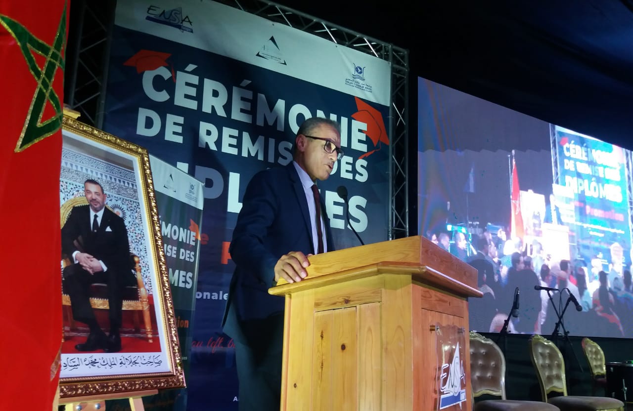 رئيس جامعة عبد المالك السعدي يؤكد على اهمية المدارس الوطنية للعلوم التطبيقية 5 IMG 20231222 WA0065