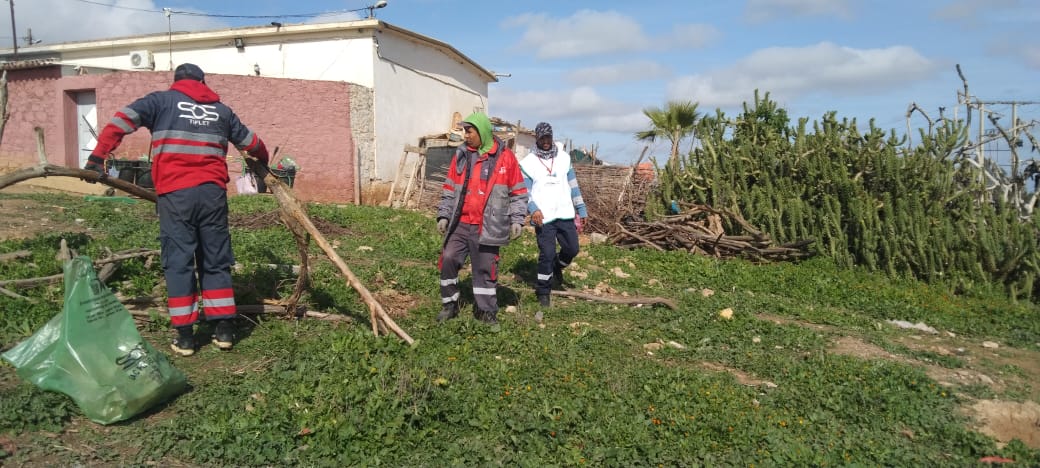 تيفلت..جمعية جنان تيفلت للتنمية تنظم في أولى أنشطتها حملة نظافة شاملة بالحي. 17 IMG 20240301 WA0102