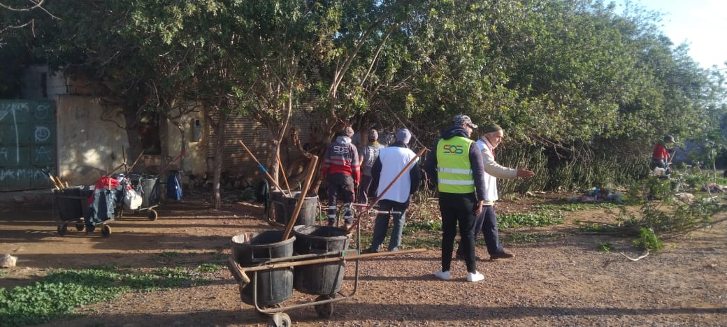 تيفلت..جمعية جنان تيفلت للتنمية تنظم في أولى أنشطتها حملة نظافة شاملة بالحي. 12 IMG 20240301 WA0117