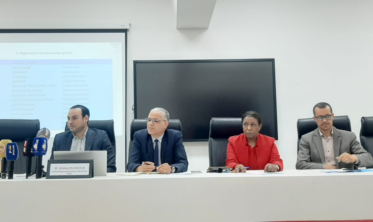 سطات..ENCG تستعرض برنامج جائزة مولاي الحسن والمؤتمر الوطني للرياضة خلال ندوة صحفية. 1 IMG 20240427 WA0010