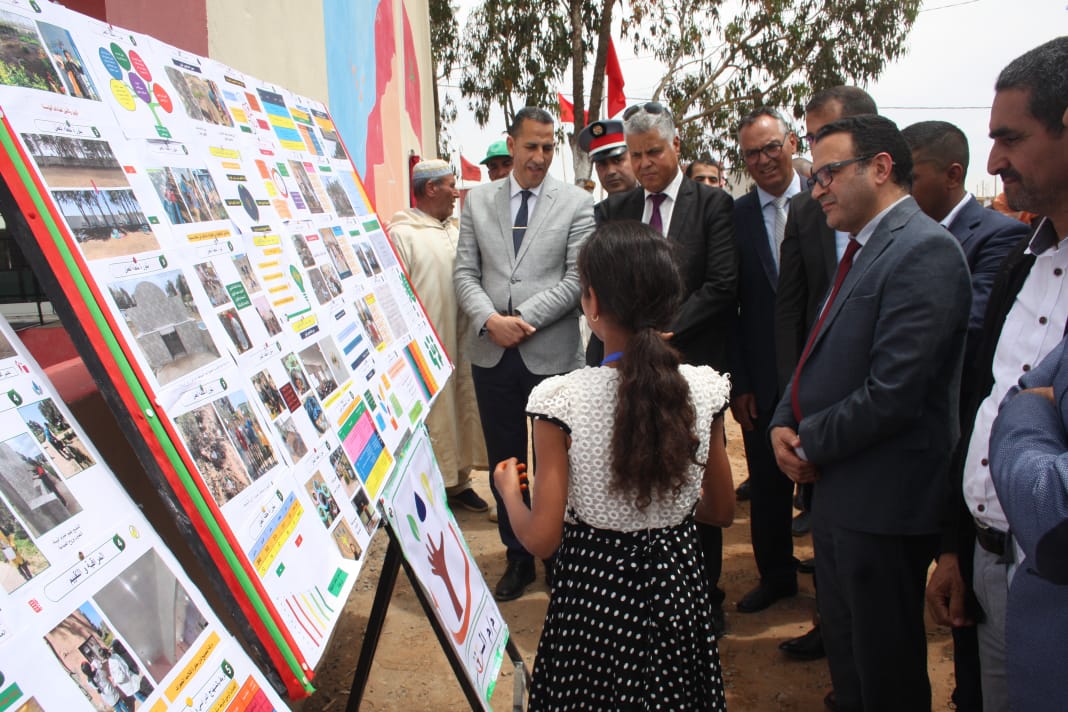 حفل إقليمي لتتويج المؤسسات التعليمية الفائزة باستحقاقات مؤسسة محمد السادس لحماية البيئة بسيدي بنور 7 1000019326