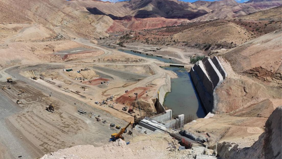 أشغال سد “بولعوان” بإقليم عمالة شيشاوة تتجاوز نسبة %50 1 IMG 20240718 WA0042