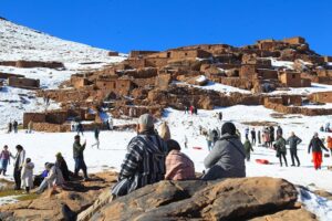 station de ski d Oukaimedem climat froid 1