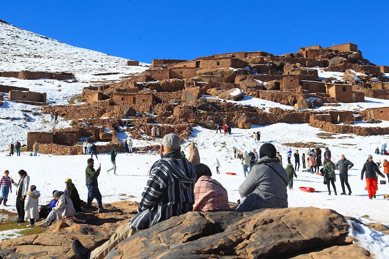 station de ski d Oukaimedem climat froid 2