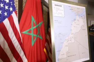 ambassadeur david et carte du maroc
