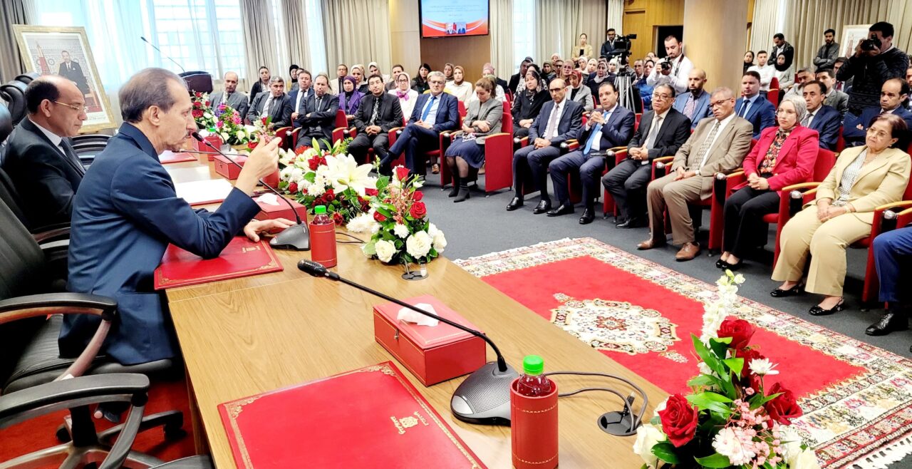 مقر رئاسة النيابة العامة بالرباط: يشهد مراسيم تسليم السلط بين السيد هشام بلاوي، الوكيل العام الجديد للملك لدى محكمة النقض، رئيس النيابة العامة، وخلفه السيد مولاي الحسن الداكي 3 e6901d71 9ccb 43d5 8b65 7ab6f080f3a3