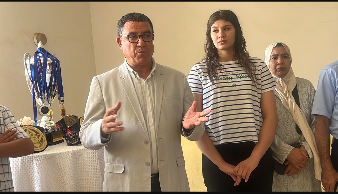 باشوية تيفلت تكرم البطلة خديجة لمدردر في احتفالية رسمية بمناسبة عيد العرش 6 1000303134