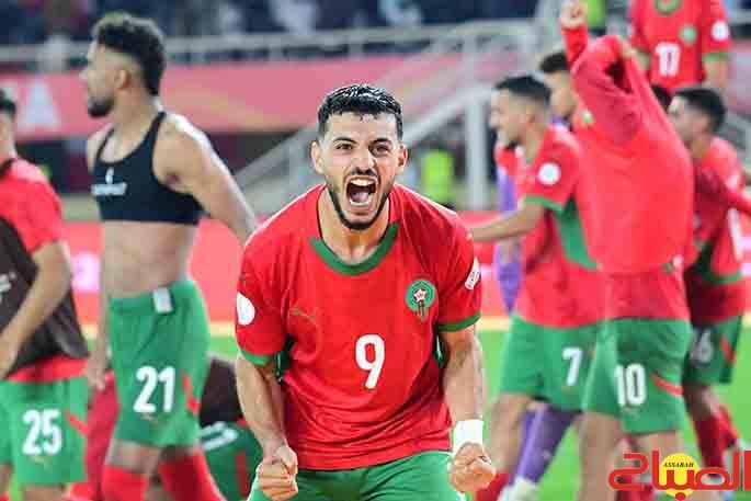 أسامة المليوي يتوج بجائزة هداف كأس أمم إفريقيا للمحليين 2025 1 Morocco vs Senigal La joie des joueurs by Rizkou Chan Uganda 2024 6133