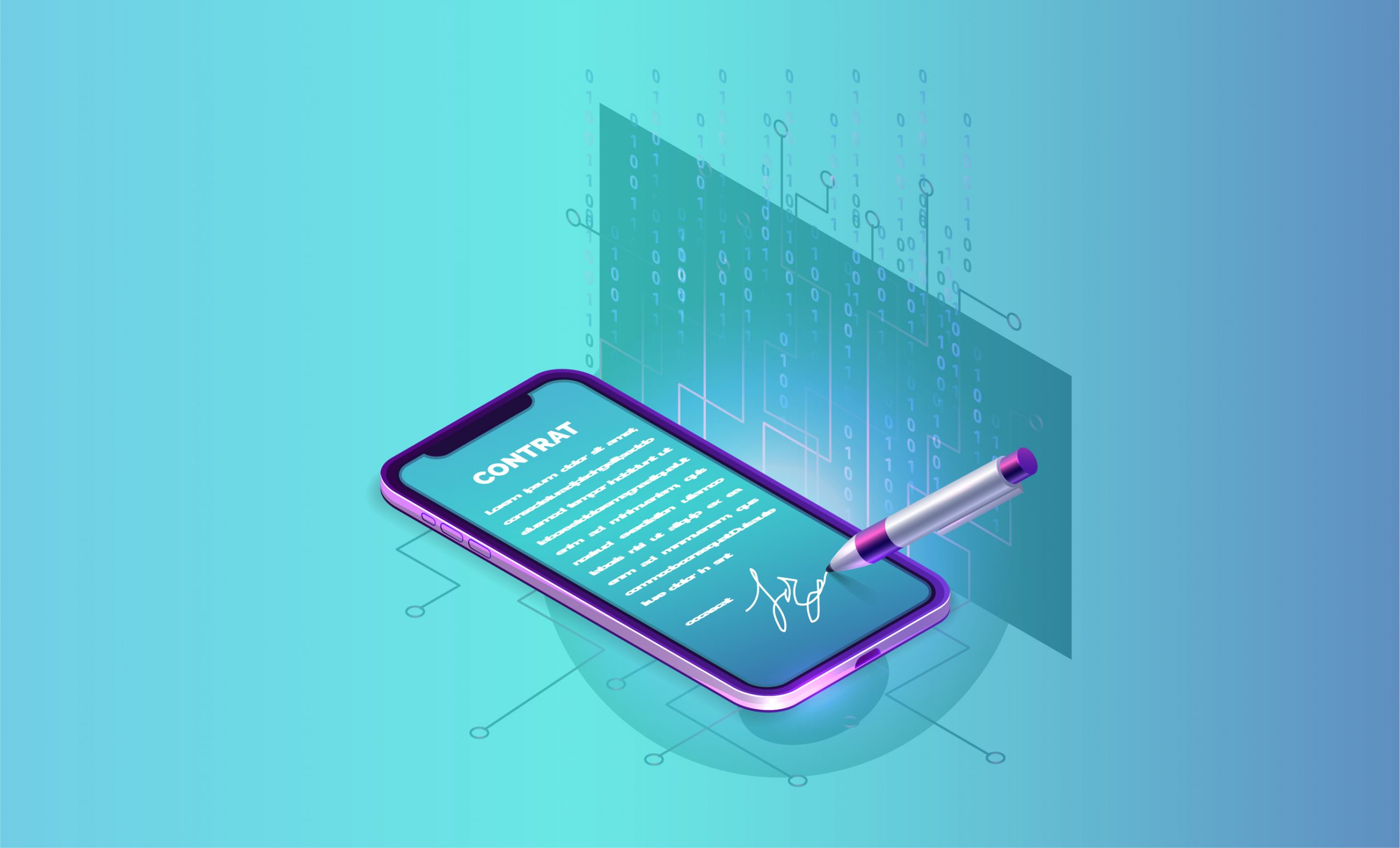 مطالب متزايدة لاعتماد الإمضاء الإلكتروني لتسهيل المعاملات الإدارية بالمغرب 1 contrat 01 scaled 1