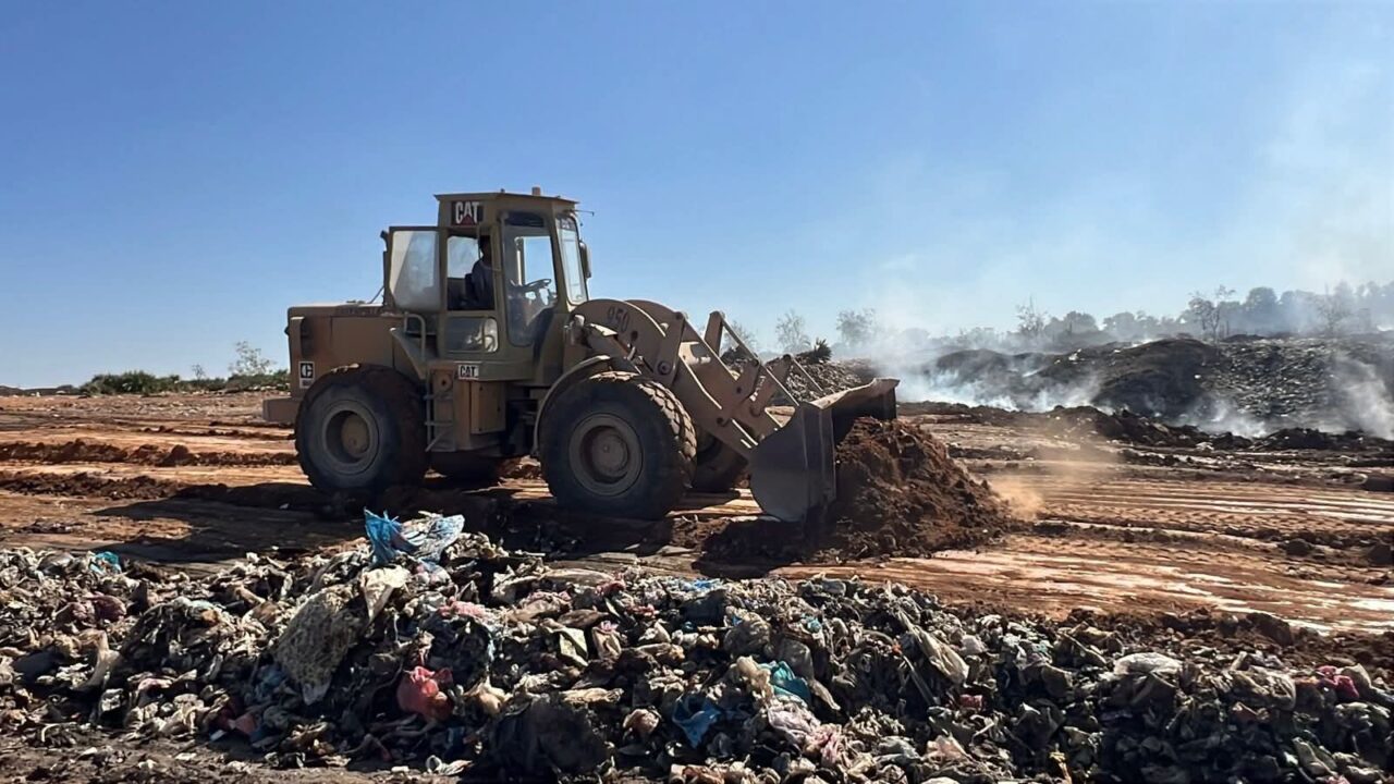 إطلاق أشغال تهيئة مطرح النفايات بالقريعات بتيفلت 15 1000345461