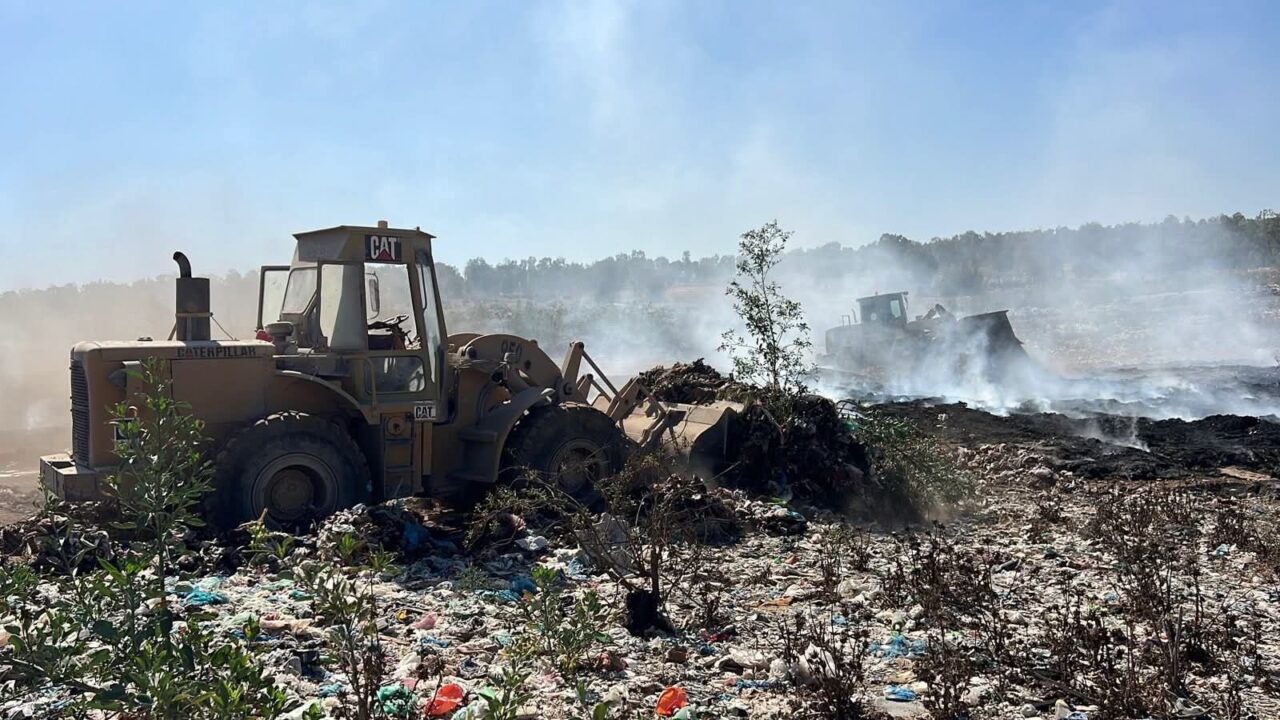 إطلاق أشغال تهيئة مطرح النفايات بالقريعات بتيفلت 4 1000345474