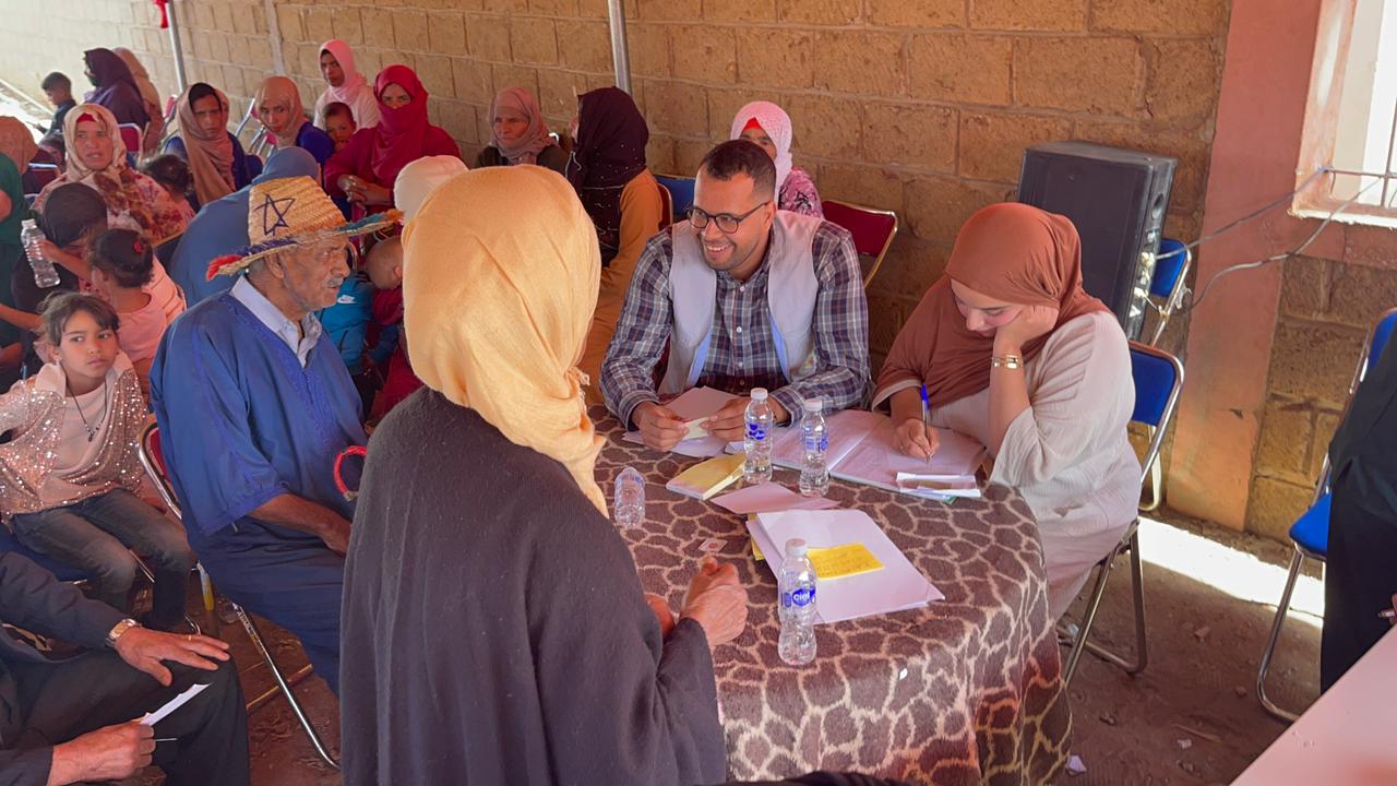 بالصور : جمعية السواعد المغربية الصحراوية بفنلندا تنظم حملة طبية متعددة التخصصات بجماعة النخيلة بشراكة مع مندوبية الصحة بسطات 5 1000365642