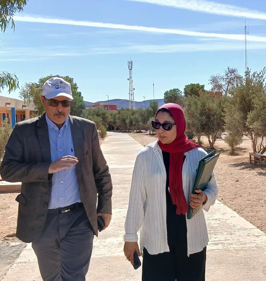 المديرة الإقليمية للتربية بكلميم في زيارة ميدانية لمؤسسات تعليمية ببويزكارن 5 1000370831