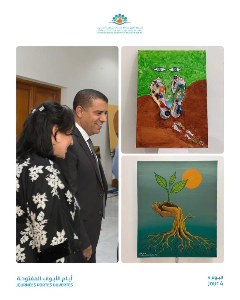 بالصور : SMR تختتم فعاليات القرية الإيكولوجية بمراكش في أجواء من الإبداع والابتكار بحضور المدير العام عبد الله إلهامي 6 1000370865