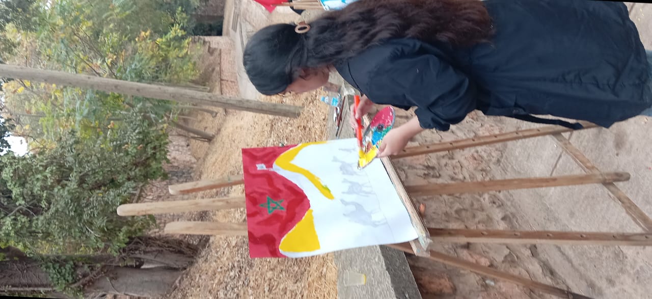 صفرو..جمعية البعد الثالت للفنون التشكيلية بصفرو تحتفل بذكرى المسيرة الخضراء 4 1000375138