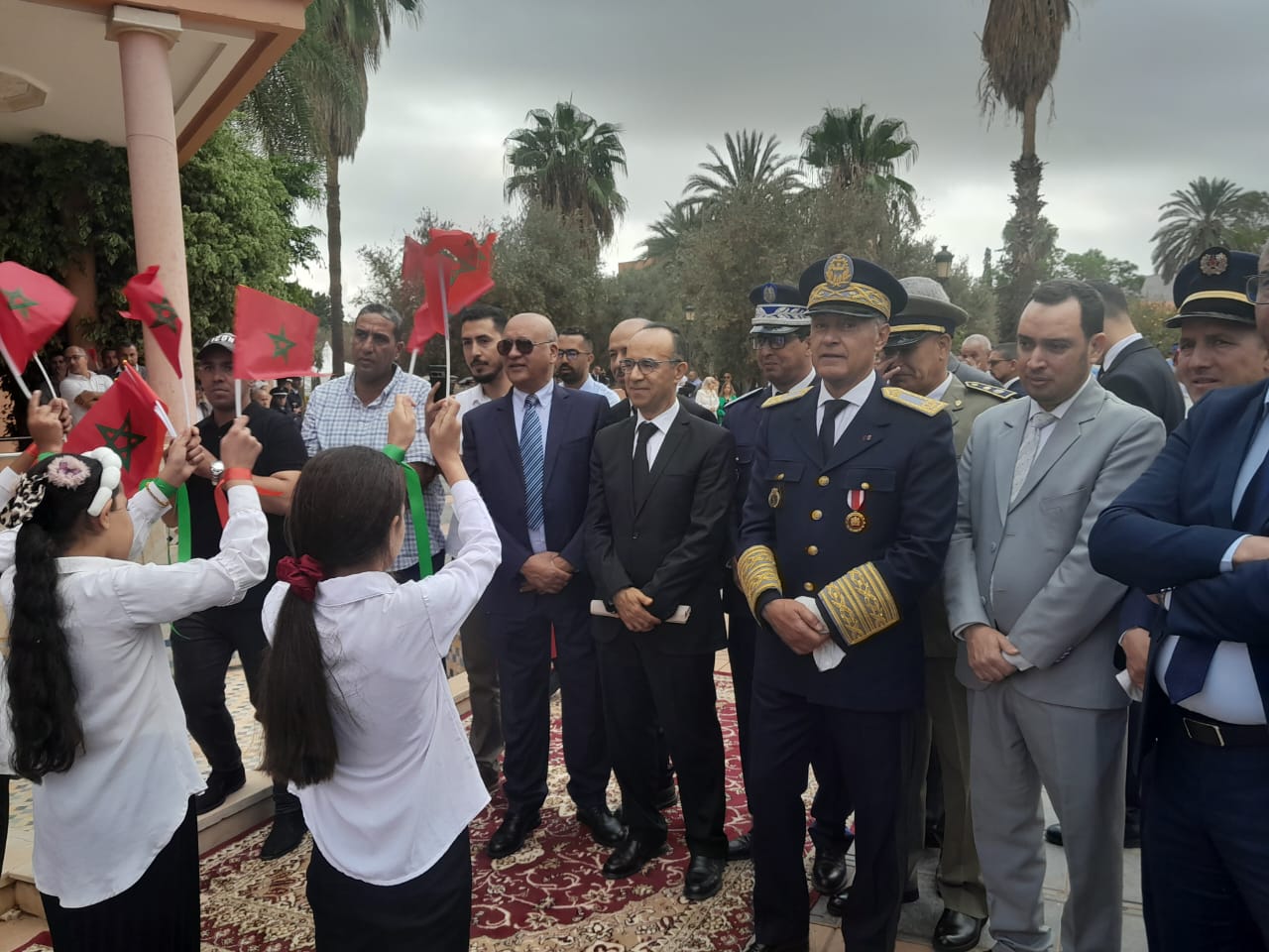 قلعة السراغنة تحتفي بالذكرى الخمسين للمسيرة الخضراء في حفل مهيب ترأسه عامل الإقليم سمير اليزيدي 12 1000375271