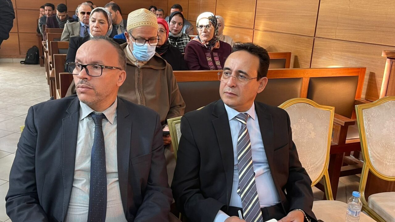 بالصور : المحكمة الابتدائية بمراكش تناقش آخر مستجدات قانون المسطرة الجنائية في ندوة علمية – 03.23 3 1000395420 1