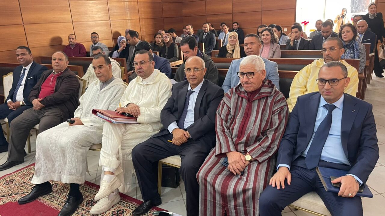 بالصور : المحكمة الابتدائية بمراكش تناقش آخر مستجدات قانون المسطرة الجنائية في ندوة علمية – 03.23 7 1000395424 1