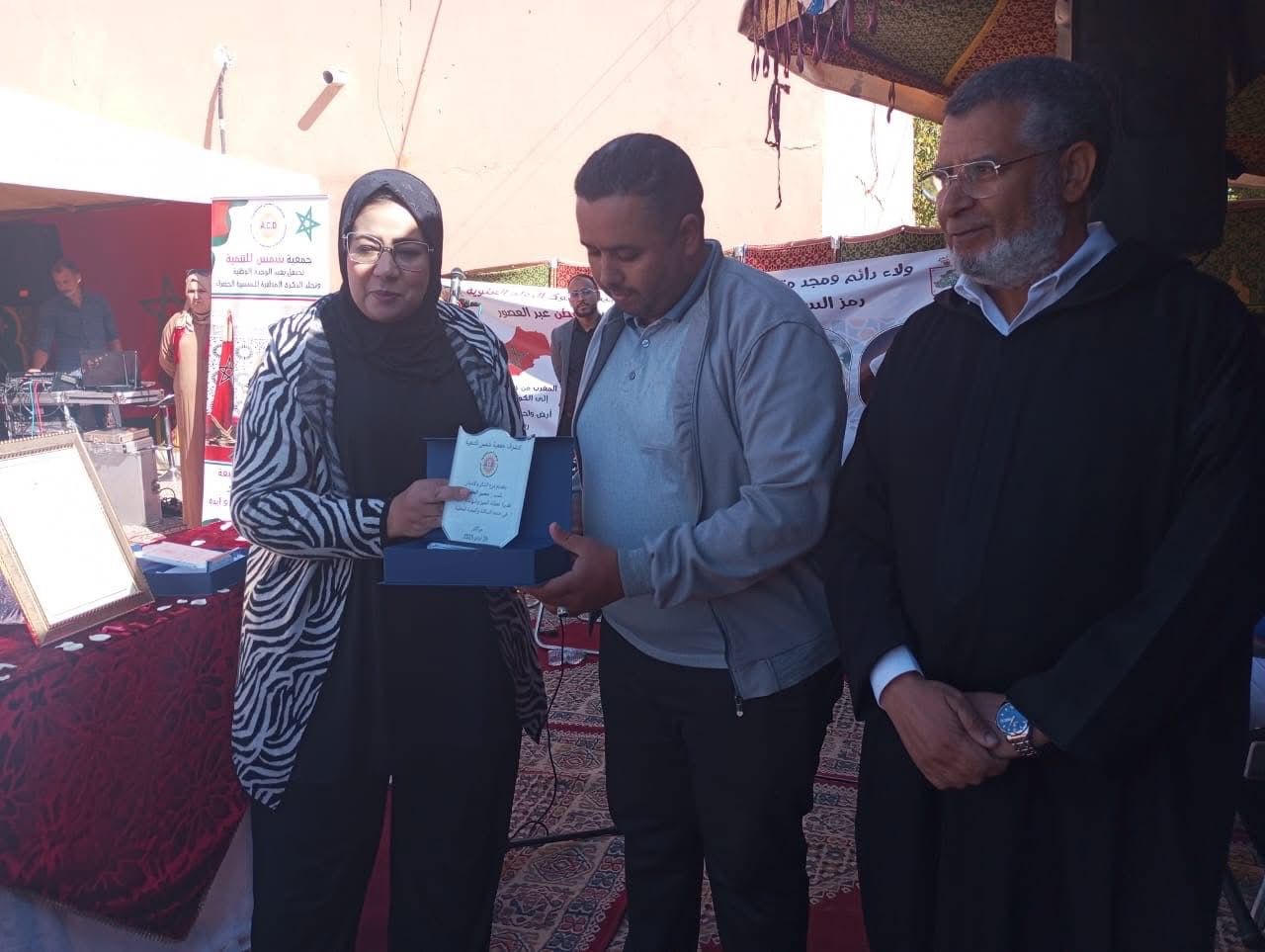 بالصور : تكريم عبد القادر لحباب رئيس مجلس جماعة تسلطانت خلال الحفل الوطني التربوي احتفاءً بالمناسبات الوطنية 3 1000396572