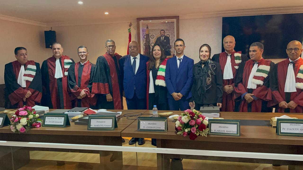 بالصور : الدكتورة زينب الزعيم تنال شهادة الدكتوراه بميزة “مشرف جداً” عن أطروحة حول حكامة الفيدراليات البيمهنية لقطاع الدواجن 1 IMG 20251129 WA00782 1