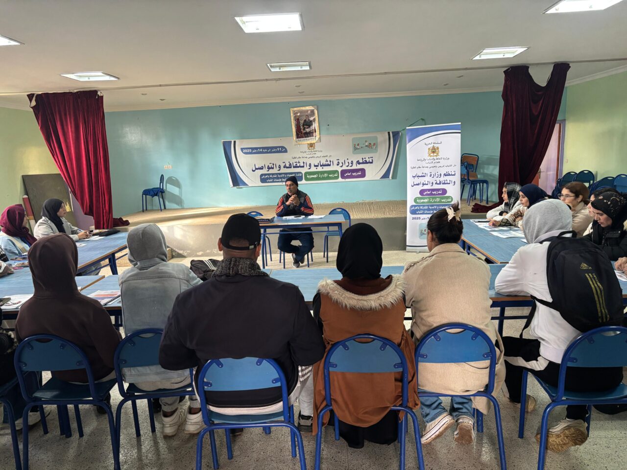 دار الشباب إدريس بنعيسى تحتضن انطلاق البرنامج التكويني "أساس" وتدريب الإدارة الجمعوية في إطار العرض الوطني لتنشيط مؤسسات الشباب 10 1000404832
