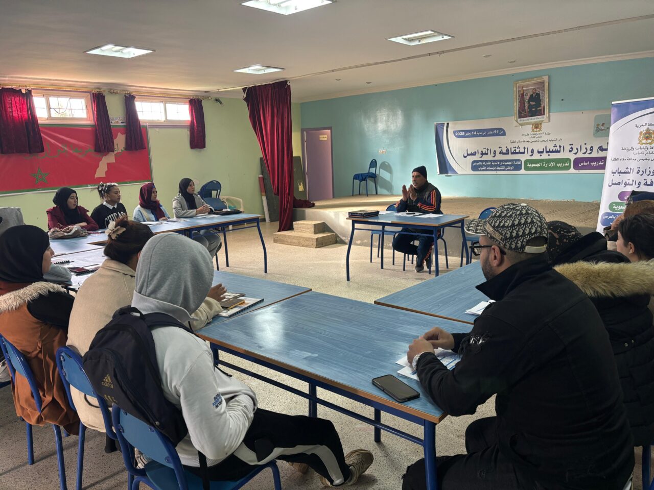 دار الشباب إدريس بنعيسى تحتضن انطلاق البرنامج التكويني "أساس" وتدريب الإدارة الجمعوية في إطار العرض الوطني لتنشيط مؤسسات الشباب 5 1000404833