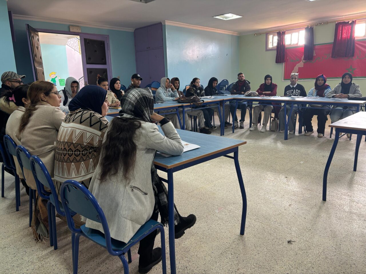 دار الشباب إدريس بنعيسى تحتضن انطلاق البرنامج التكويني "أساس" وتدريب الإدارة الجمعوية في إطار العرض الوطني لتنشيط مؤسسات الشباب 6 1000404834