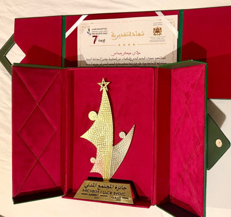 الدكتور مولاي بوبكر حمداني ابن مدينة العيون يتوج شخصية السنة المدنية بالمغرب بمسار ريادة ممتد لأزيد من ربع قرن 4 1000404863