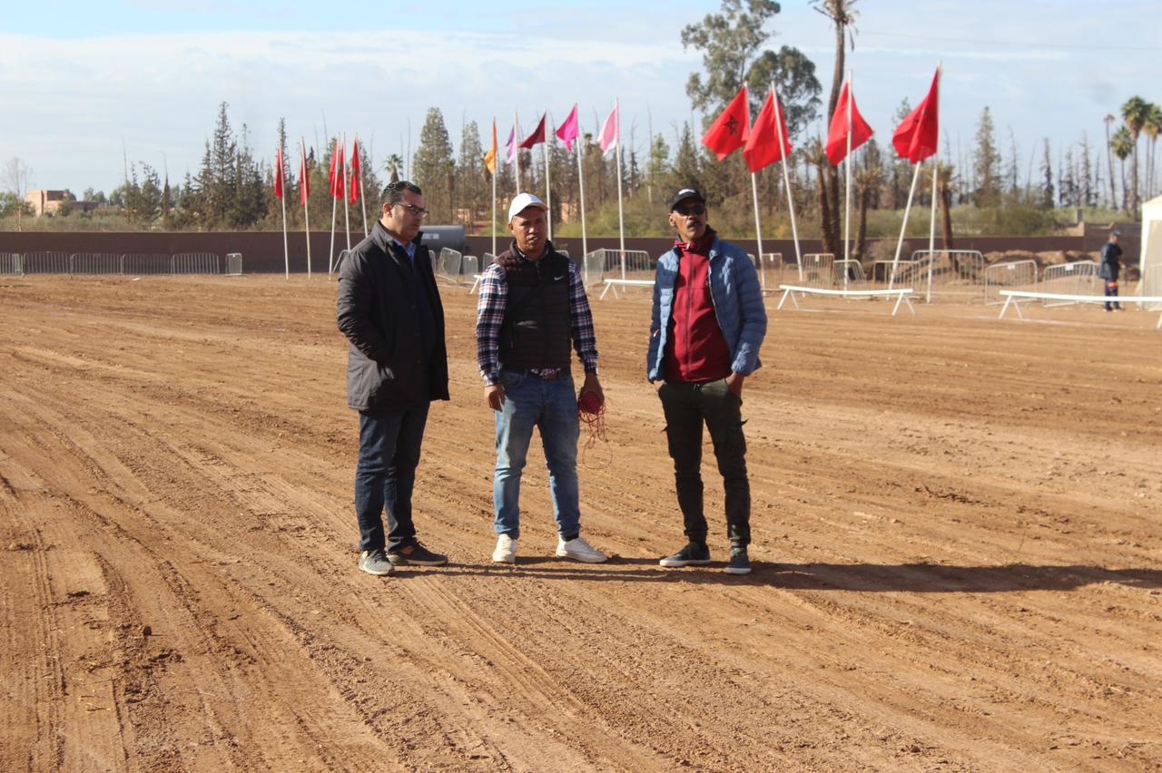 بالصور : عبد الله الناجي، رئيس جماعة الويدان نواحي مراكش، يقف شخصياً على الاستعدادات لإنجاح أول نسخة من مهرجان التبوريدة 3 1000405669