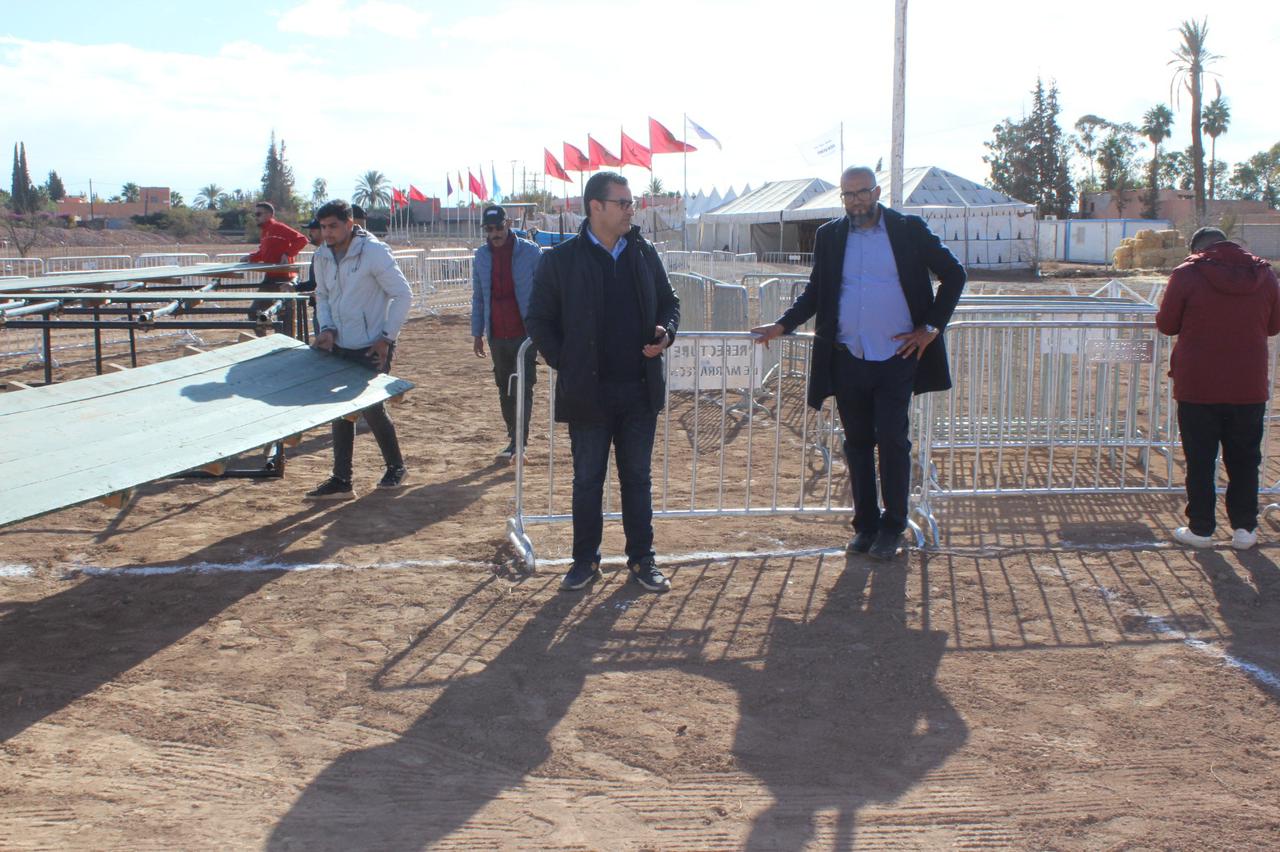 بالصور : عبد الله الناجي، رئيس جماعة الويدان نواحي مراكش، يقف شخصياً على الاستعدادات لإنجاح أول نسخة من مهرجان التبوريدة 4 1000405670