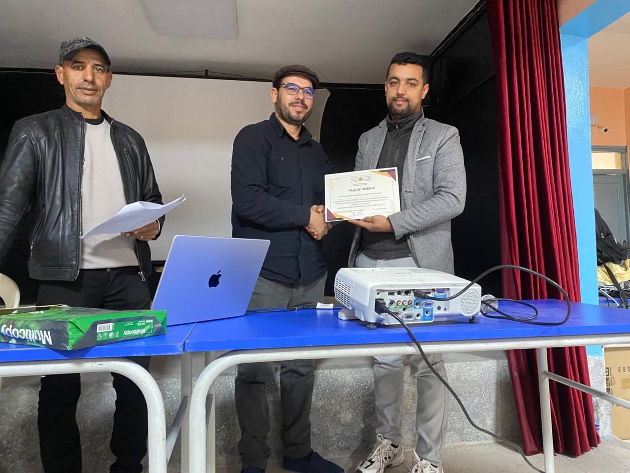 زاوية إبن احميدة…..إختتام فعاليات تدريب أساس دورة دجنبر 2025 بدار الشباب زاوية إبن احميدة. 3 1000405825