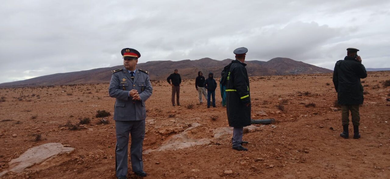 كلميم : انقلاب حافلة للمسافرين بالطريق الجهوية 121 الرابطة بين بين كلميم و بويرزكارن عبر جماعة تكانت 3 1000405913