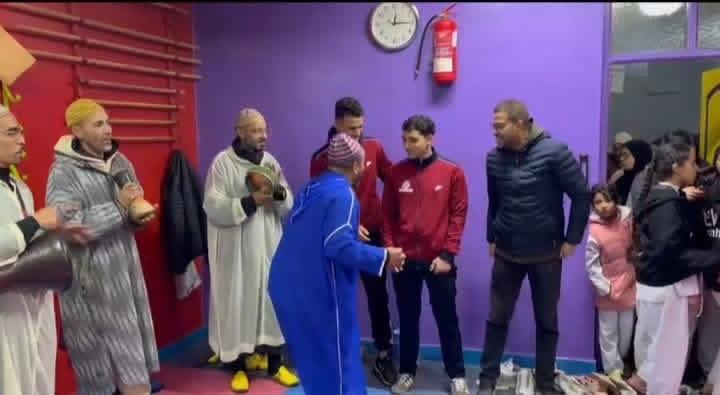 بالصور : عبد القادر لحباب يترأس استقبال أبطال إفريقيا في رياضة الجوجيتسو بمدينة مراكش 2 1000411498