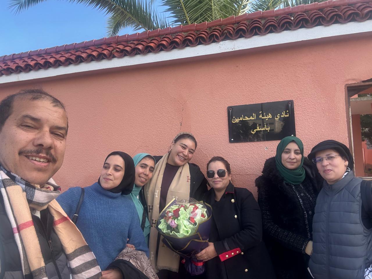 رابطة المرأة المحامية بهيئة مراكش – ورزازات في مبادرة إنسانية لمؤازرة ضحايا فيضانات آسفي 4 1000418455