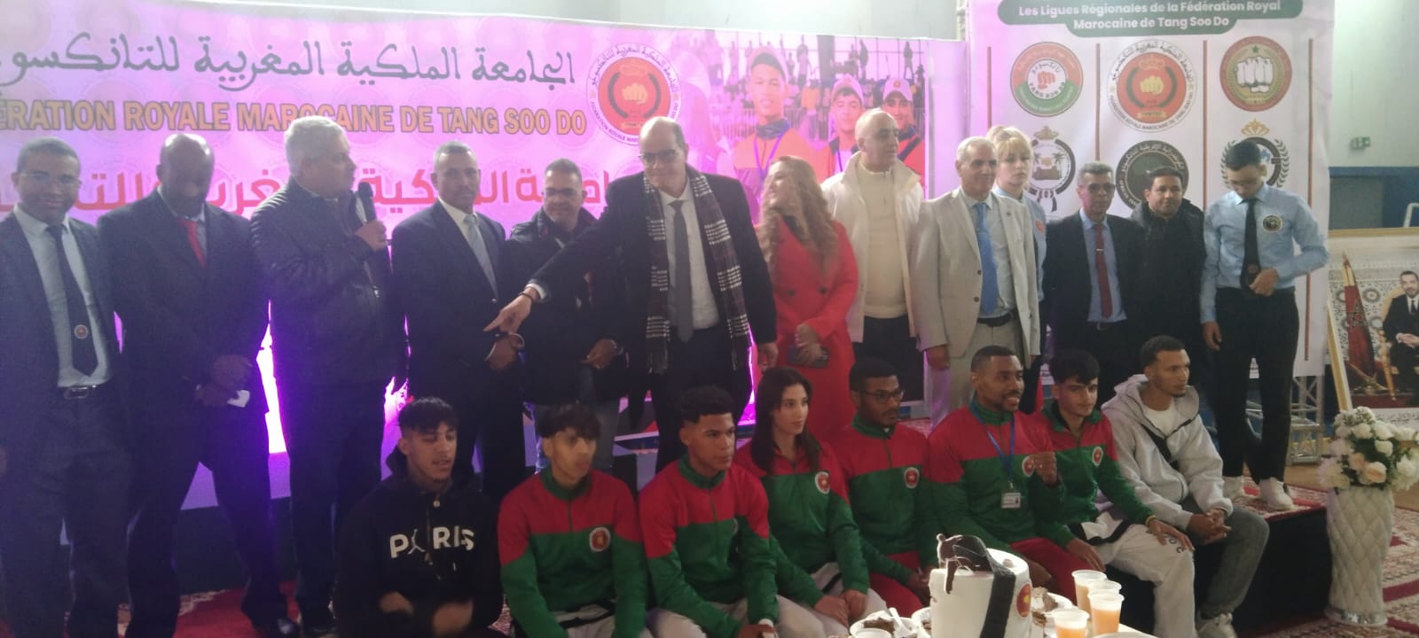 الرياضة تكرم الفن: تكريم الشرقي السروتي من طرف رئيس الجامعة الملكية المغربية للتانكسودو، وشكر موصول للأستاذ نور الدين الترابي 1 IMG 20251213 WA0111