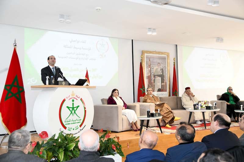 وسيط المملكة يترأس لقاء تواصليا مع مخاطبيها الدائمين بمختلف الإدارات والمؤسسات العمومية، تحت شعار: "من أجل تعزيز التفاعل المؤسساتي". 1 mediateur du Royaume Mohamed Benalilou