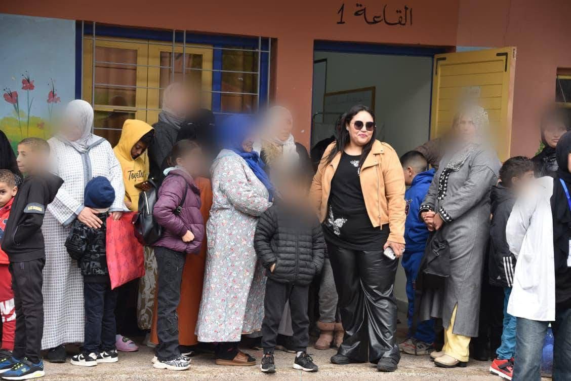 بالصور : جمعية قافلة المستقبل بمراكش تنظم قافلة طبية متعددة التخصصات لفائدة تلاميذ مدرسة سيدي بن سليمان بالمدينة العتيقة 2 1000424370