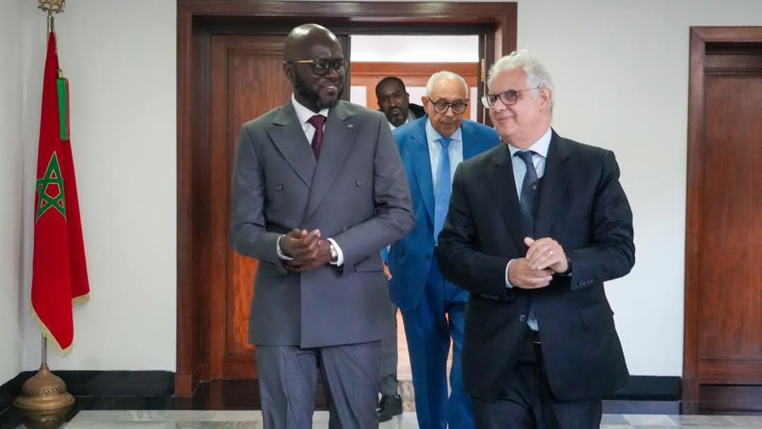 نزار بركة وزير التجهيز و الماء ، يلتقي السيد إل مالك نداي ، رئيس الجمعية الوطنية لجمهورية السنغال ، أثناء زيارته إلى المملكة المغربية. 6 1000427853