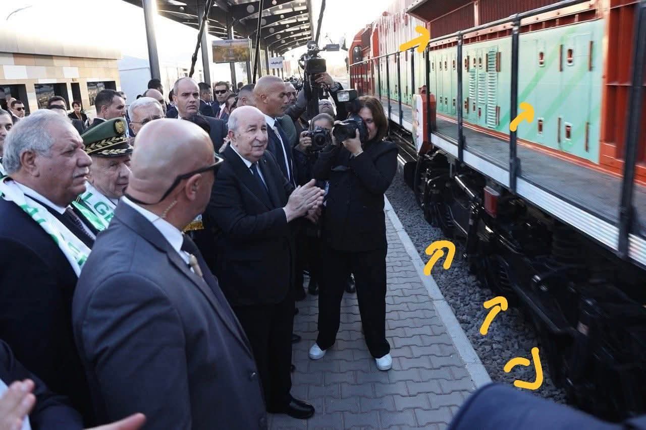 "قطار تبون" يثير الجدل… بين الرواية الرسمية وتساؤلات المتابعين 1 FB IMG 1770100494105