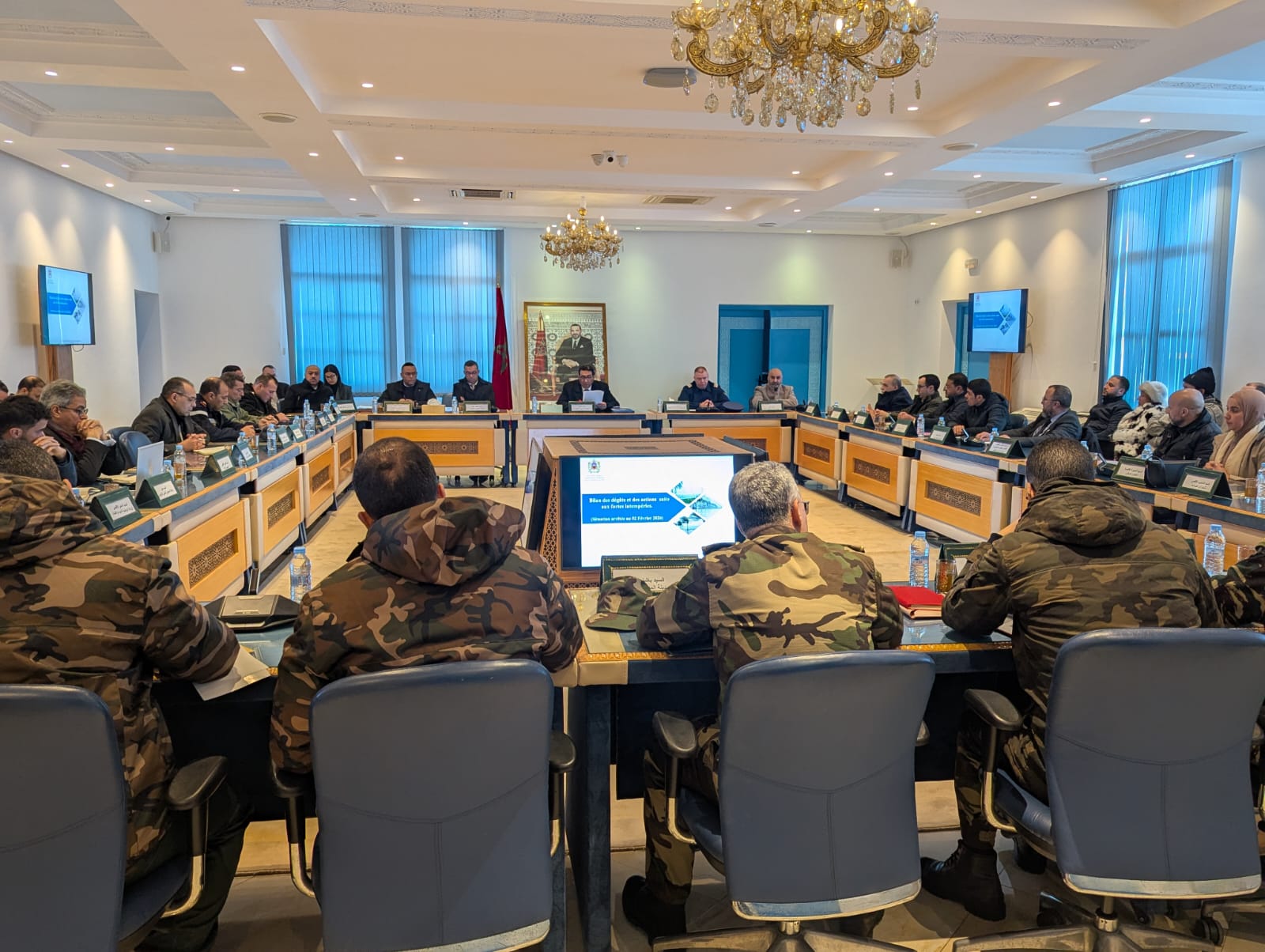 عمالة المضيق الفنيدق تفعل اللجنة الاقليمية لليقظة وتدبير وتتبع أحداث الفيضانات التي شهدتها المنطقة. 1 IMG 20260202 WA0038