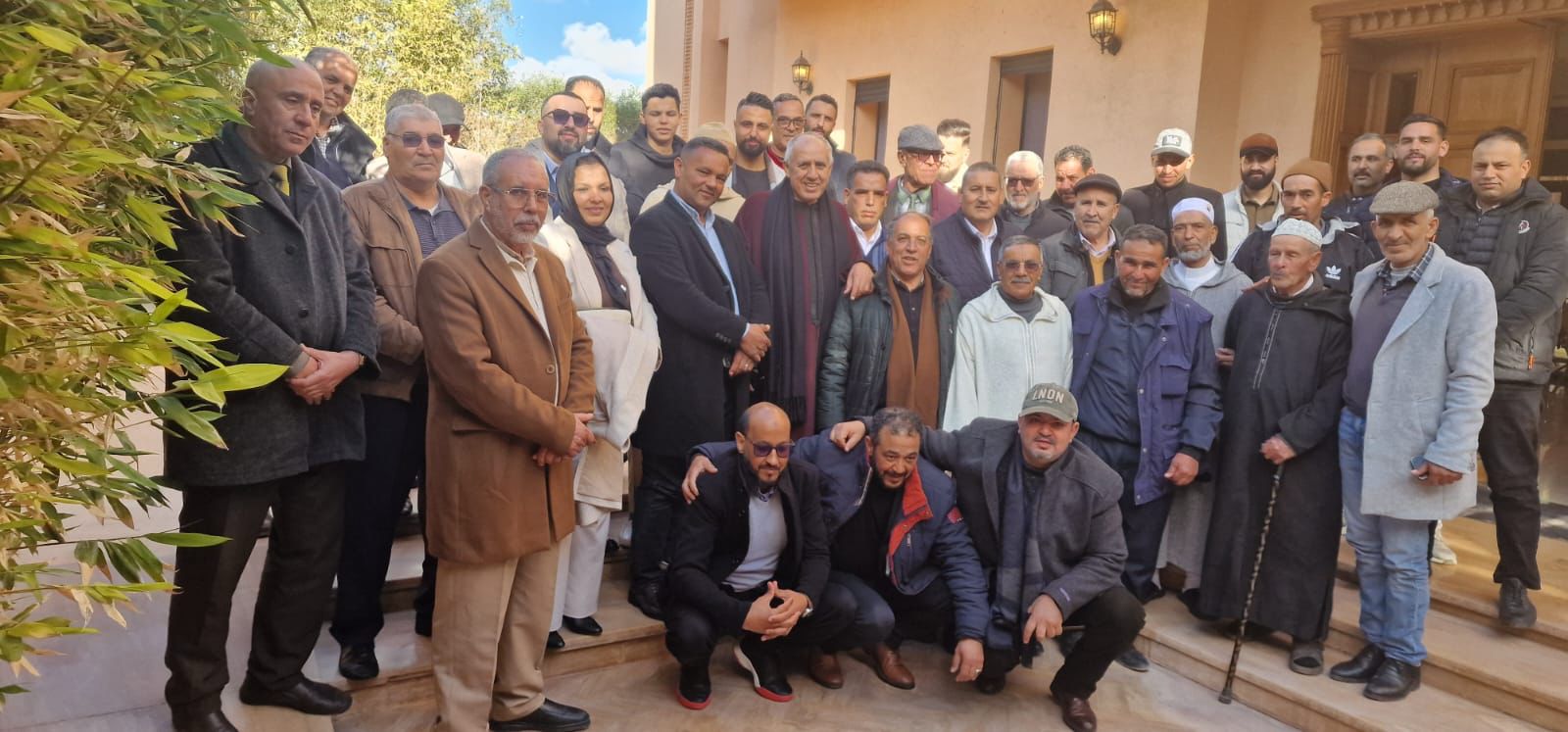 زيارة أخوية لمناضلي حزب الاستقلال بالرحامنة للاطمئنان على صحة النائب البرلماني عبد الحليم المنصوري 1 IMG 20260214 WA0071