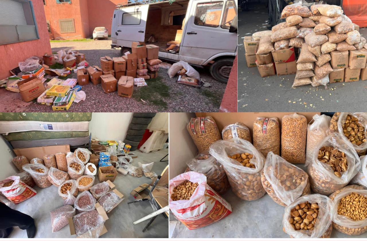 الدرك الملكي بأولاد حسون يحجز أزيد من طن من المواد الغذائية الفاسدة بسوق السبت بن ساسي نواحى مراكش ويوقف أربعة أشخاص 1 IMG 20260222 WA0005