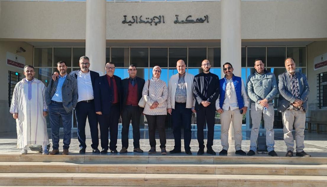 لقاء تواصلي للنقابة الديمقراطية للعدل بابن جرير يرسم ملامح المرحلة ويجدد الالتزام بقضايا كتاب الضبط 2 1000489095